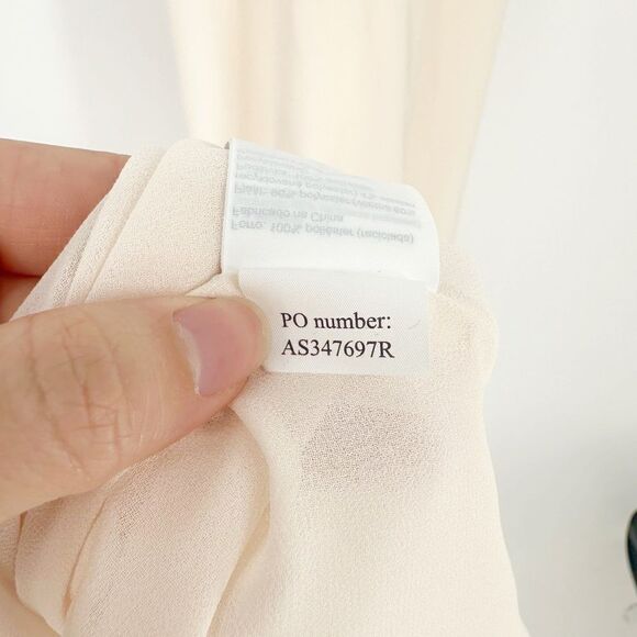 NEW Allsaints Coralie Midi Slip Dress Satin Open Back Backless White Women's 10 - Picture 11 of 14